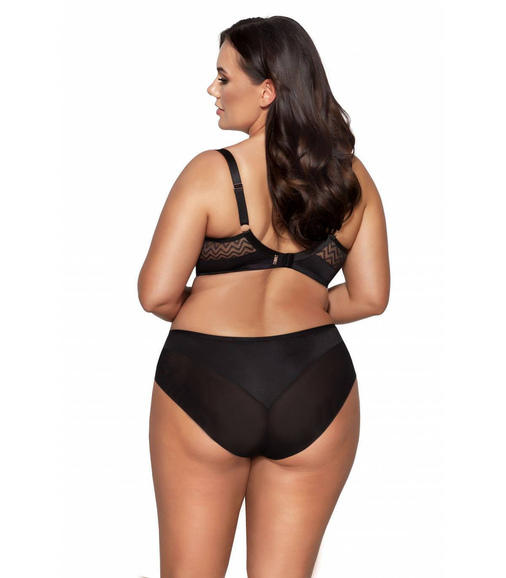 Бюстгальтер-бралетт Innesa с мягкими +size чашками (Размер: 75L) (Цвет: черный)