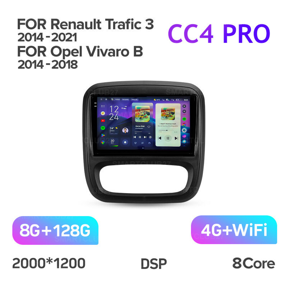 Teyes CC4 Pro 9" для Renault Trafic 3 2014-2021