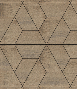 Тротуарная плитка ВЫБОР, форма Трапеция, h=60мм