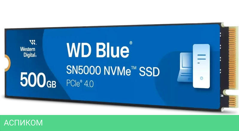 SSD диск WD Blue SN5000 500Gb (WDS500G4B0E)