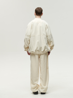 Zip-Up Sweatshirt Cream