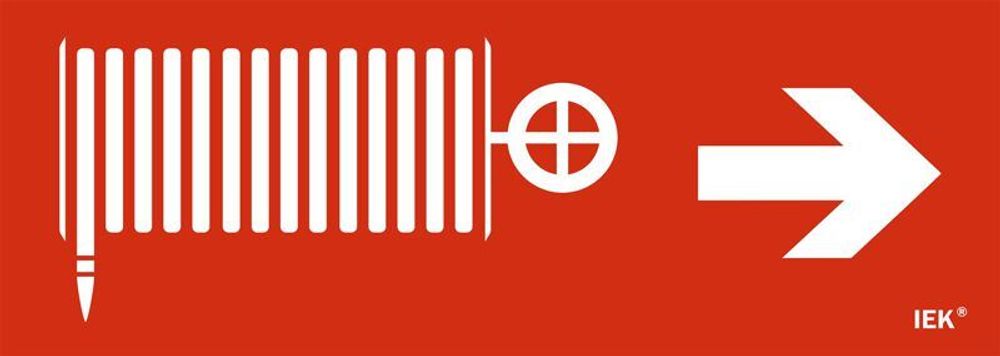 Этикетка самоклеящаяся 280х100мм "Пожарный кран/стрелка направо" IEK LPC10-1-28-10-PKNAPR Этикетка самоклеящаяся 280х100мм "Пожарный кран/стрелка направо" IEK LPC10-1-28-10-PKNAPR