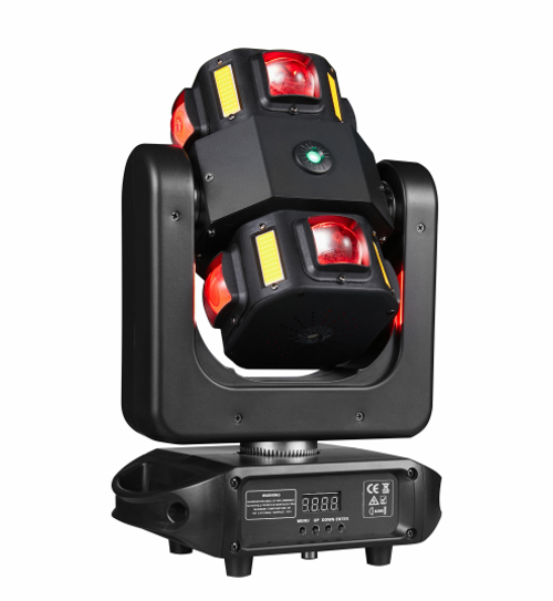 XLINE Light LED Wind Fire Дискотечный световой прибор с горизонтальным и вертикальным вращением.