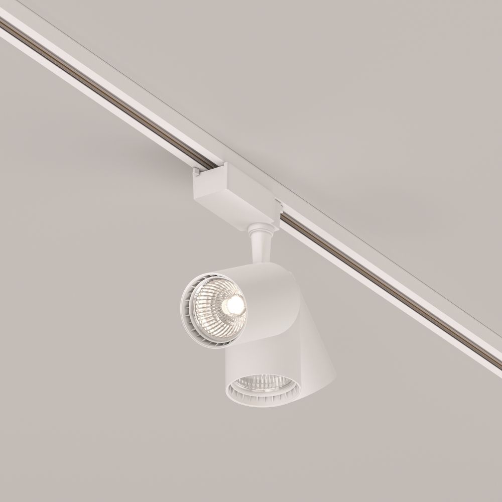 Трековый однофазный светодиодный светильник Maytoni Unity   TR003-1-10W4K-S-W