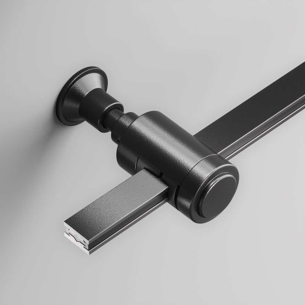 Крепление настенное Wall одинарное Flarity черный Maytoni Flarity TRA155CW-S1-B