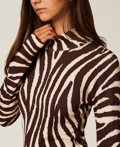 TWINSET Водолазка с принтом