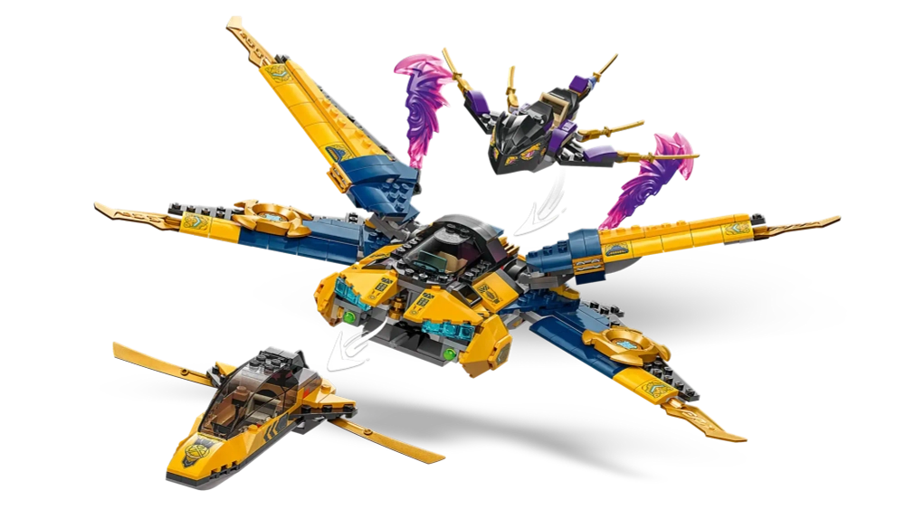 Конструктор LEGO Ninjago 71833 Суперштормовой самолет Раса и Арина