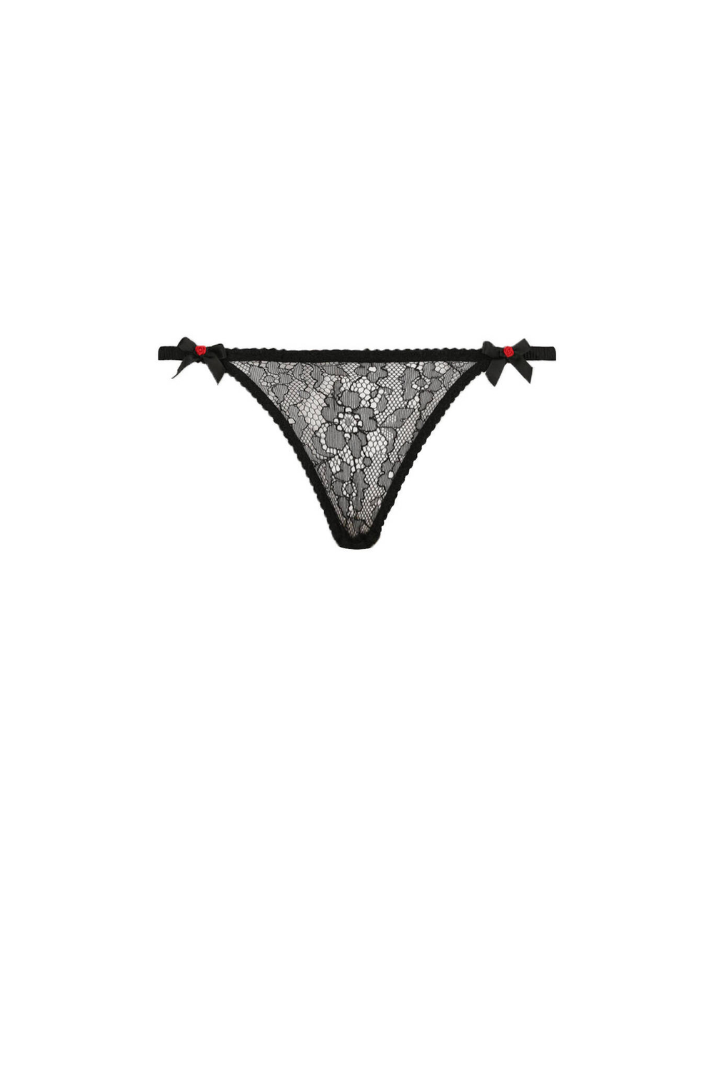 кружевное стринги lorna Agent Provocateur - черный(APM0283001000)