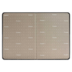 Ежедневник датированный 2026 ESCALADA, А5, 176 л., арт. 70218/ 15 САРИФ ЧЁРНЫЙ (кожзам: 146x211 мм, твёрдый переплёт с поролоном, материал обложки: искусственная кожа "Сариф"; декор: блинтовое тиснение; способ крепления блока: ниткошвейный; вн. блок: