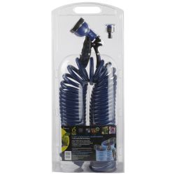 GWSM6-033 GREEN APPLE Набор Шланг спиральный с коннекторами + пистолет-распылитель, 15мм х 9мм , 8 бар | Аксессуары для полива Green Apple