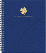 Тетрадь общая 96 листов на металлическом гребне "Четырехлистник"