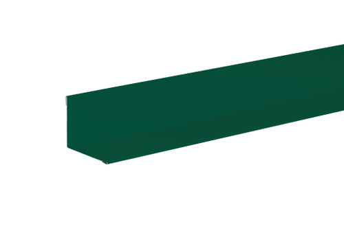 Планка примыкания 250х150х2000  RAL 6005 зеленый мох