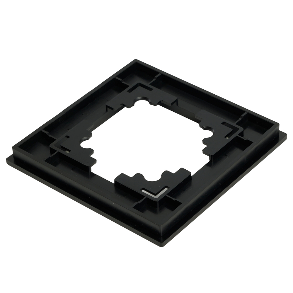 Рамка 1-местная, металл, STEKKER MFR00-7001-05, серия Катрин, черный 50012