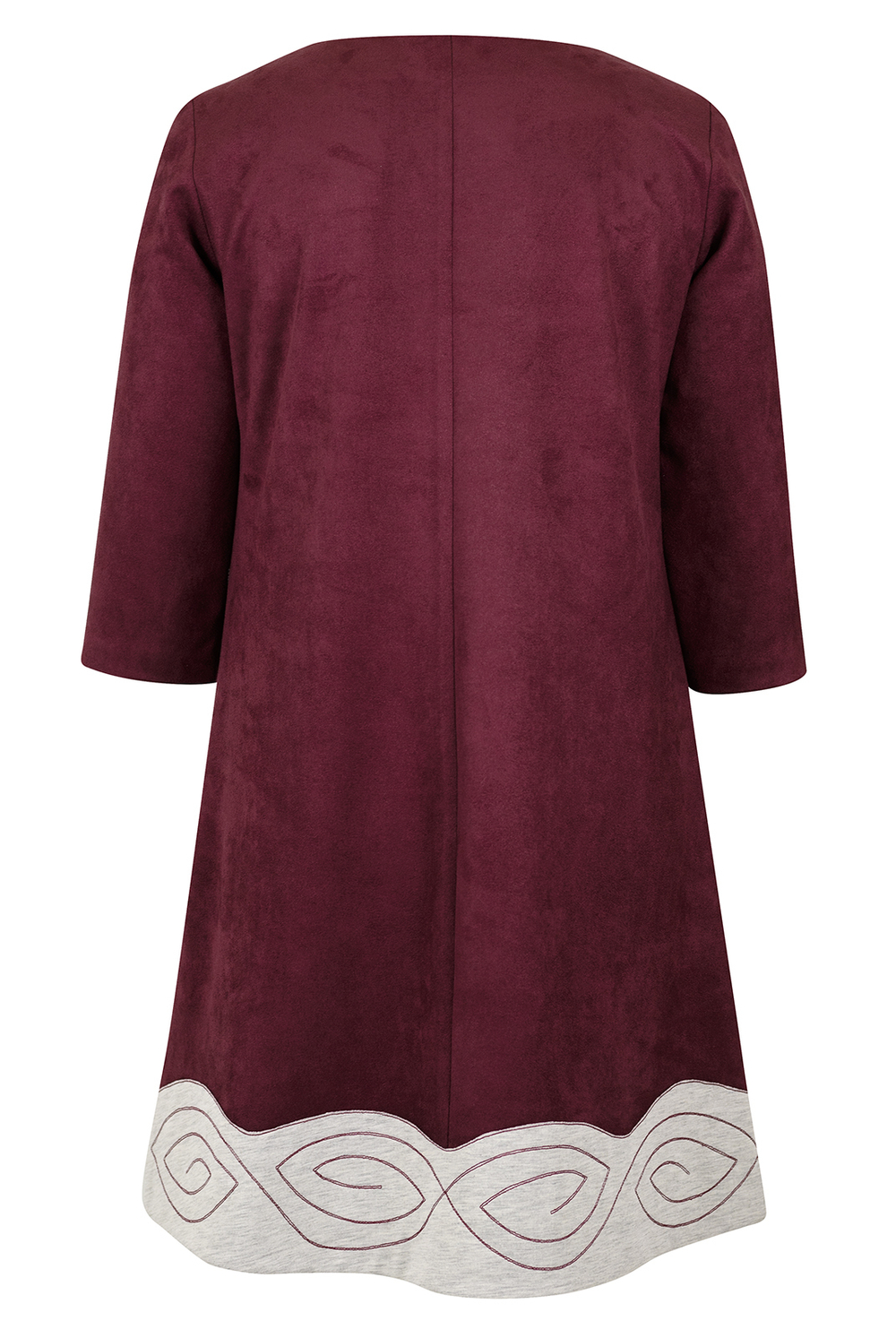 Трикотажное платье 2397ЛП, бордовый #257Б052397ЛП