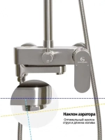 Душевая система Grocenberg GB7011 Никель