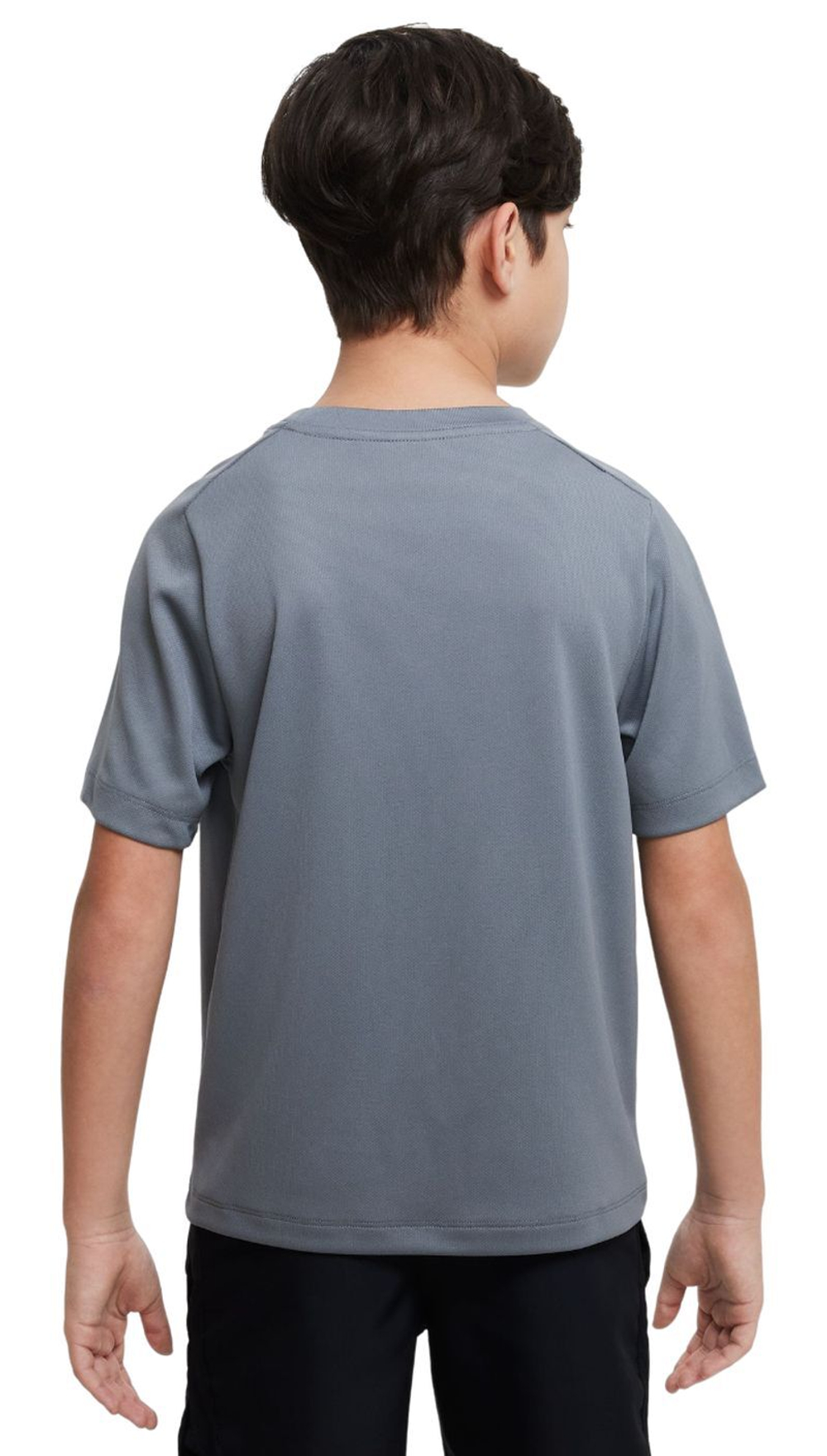 Футболка для мальчика теннисная Nike Dri-Fit Multi+ Top - smoke grey/white