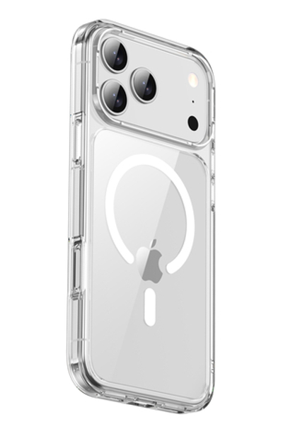 Чехол Gurdini Alba Series Magsafe для iPhone 17 Pro Max (Прозрачный)