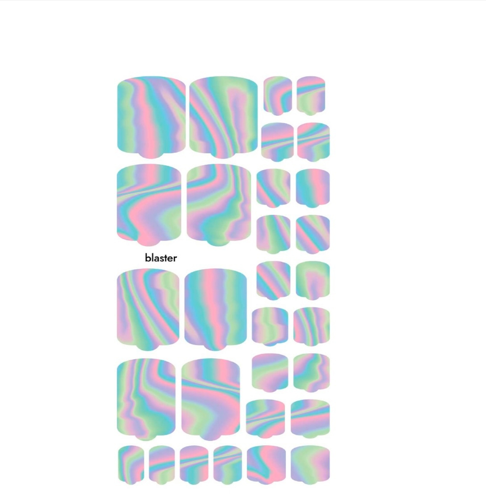 Плёнки для педикюра by provocative nails blaster