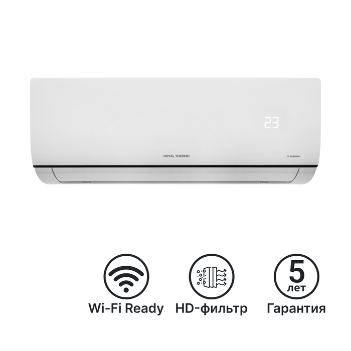 Купить Сплит-система инверторная Royal Thermo Сиена (Siena)-24 недорого со склада в Хабаровске, Якутске, Владивостоке, Южно-Сахалинске, Благовещенске
