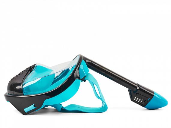 Маска полнолицевая Sargan Планета океан 2.0 черный/бирюзовый