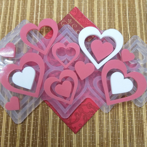 Форма "Сердца с выемкой ассорти"