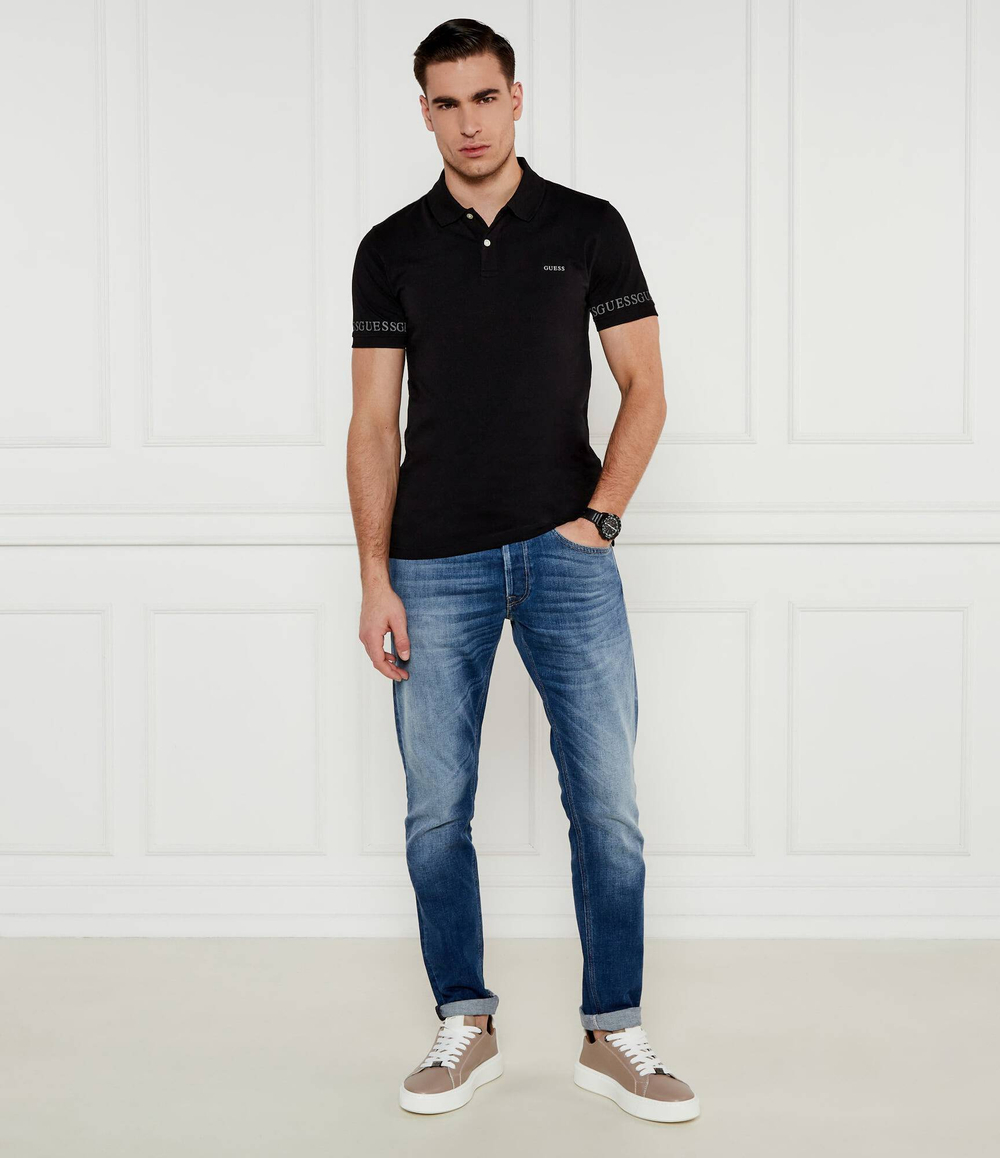 Поло NOLAN GUESS - черный(M5RP66 J1314)