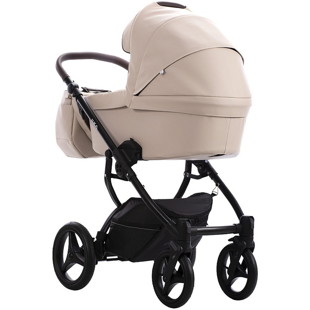 Детская коляска Bebetto Luca Pro 3 в 1 с автокреслом Avionaut Cosmo 30 св.бежевая кожа