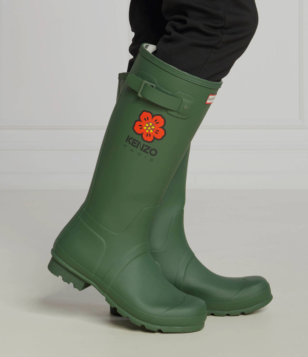 Резиновые сапоги KENZO x HUNTER Kenzo - зеленый(FD65BT901R91)