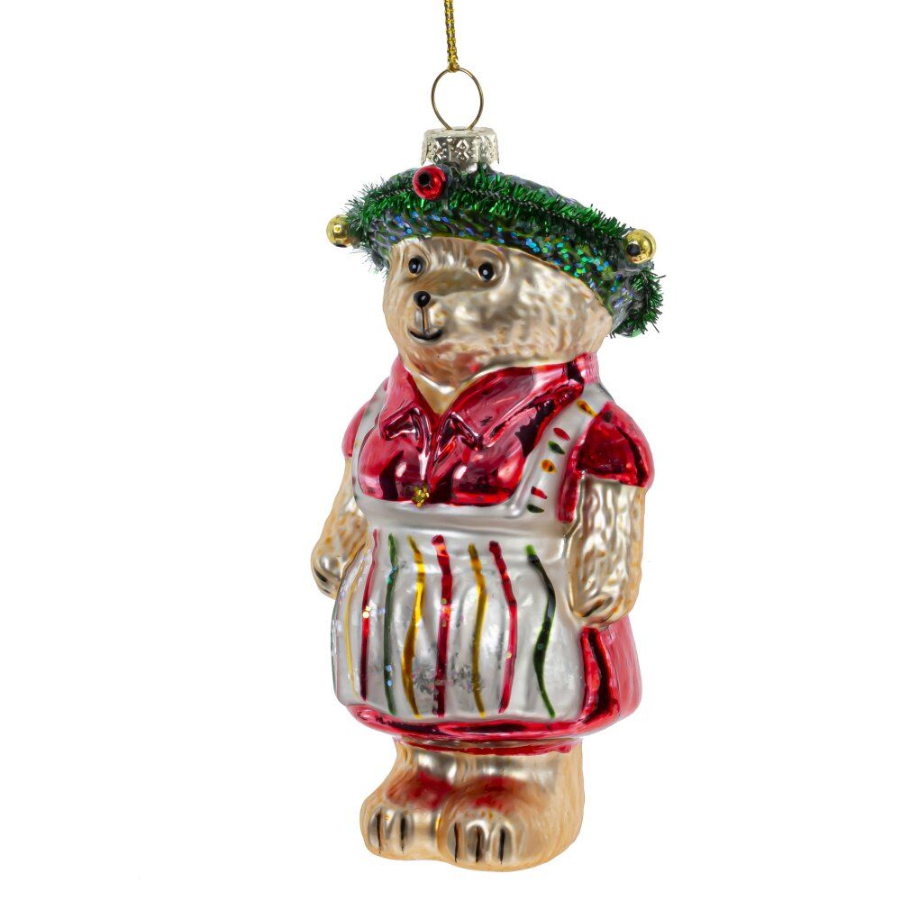 GAEM Украшение новогоднее "Медвежонок", L6,5 W6 H14 см