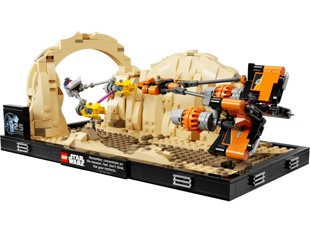 Конструктор LEGO Star Wars 75380 Диорама: гонка на подах на Мос-Эспа