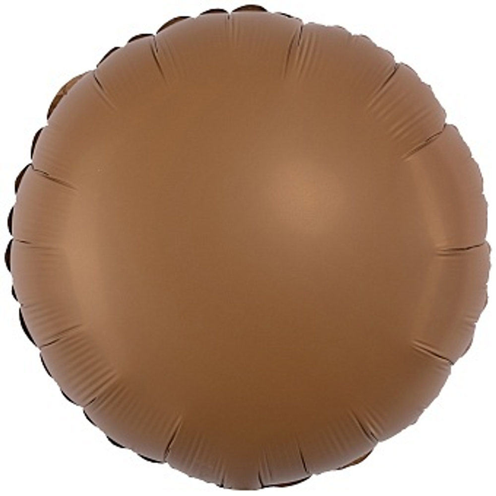 Ф 18'' Круг Шоколад Матовый 40 см.