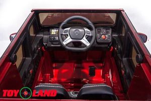 Детский электромобиль Toyland Mercedes Benz G65 красный фото №8