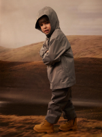 Парка демисезонная на флисе Mjölk Асфальт