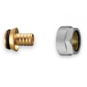 Зажимной адаптер для труб PE-X Usystems Flex-X 16 х 2,0 х 3/4* Евроконус