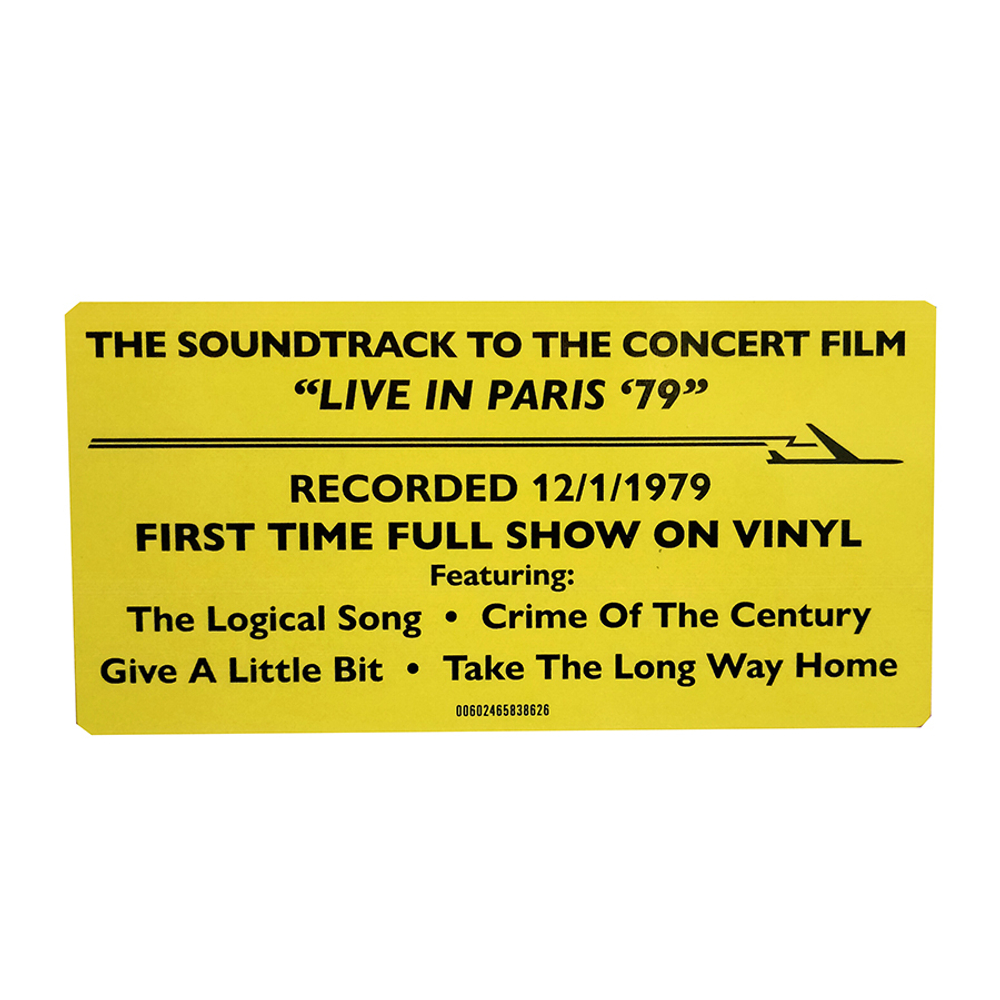 Supertramp / Live In Paris '79 (3LP)