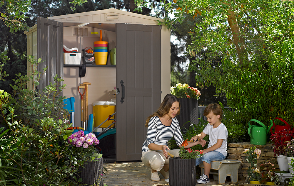 Пластиковый хозблок Keter Factor 6x6