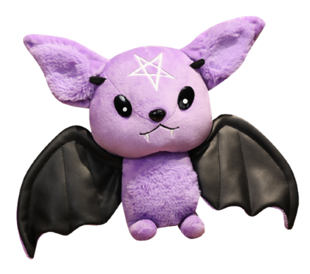 Мягкая игрушка Летучая мышь Фиолетовая
