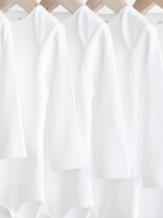 Боди с длинным рукавом для малышей Next B79-071, 5 шт., Белый