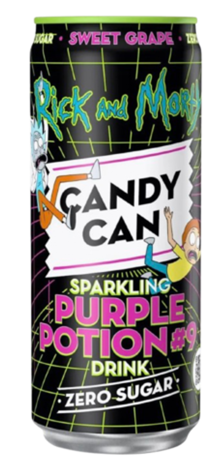 Газированный напиток Candy Can Rick & Morty со вкусом винограда