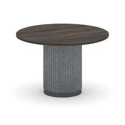 Felto Стол переговорный круглый D=1200 PR.C.SPRG-005.D Дуб Мали/Металл Антрацит/Морская Галька 1200*