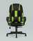 TopChairs ST-CYBER 9 GREEN ткань/экокожа черный/зеленый