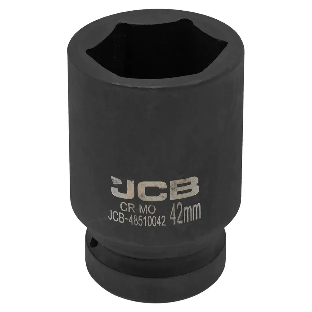 Головка ударная глубокая 1'', 42мм (6гр.) JCB JCB-48510042