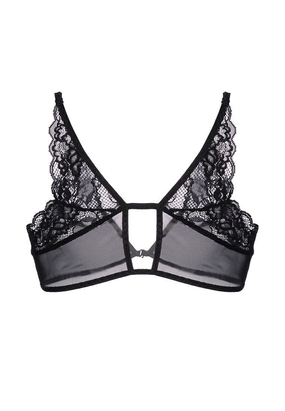 Бюстгальтер-бралетт Odette с застежкой спереди (Размер: 54-56) (Цвет: черный)