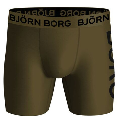 Мужские спортивные боксеры Björn Borg Performance Boxer 3P - black/green/pink
