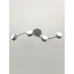 Светильник настенно-потолочный спот Rivoli   7077-704 4хGX53 15 Вт поворотный