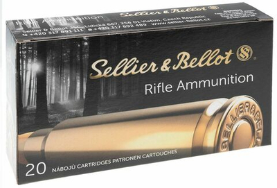 Патрон .308 Win S&B пуля FMJ 11,7 г, коробка 20 шт.