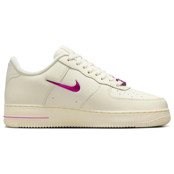 Nike Air FORCE 1 Кроссовки для скейтбординга Низкие Белые Женские