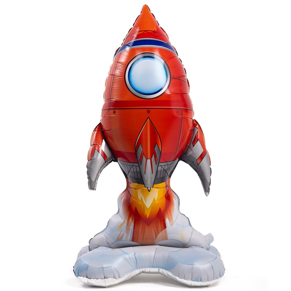 Шар Фольгированный Ракета красная (Красный)