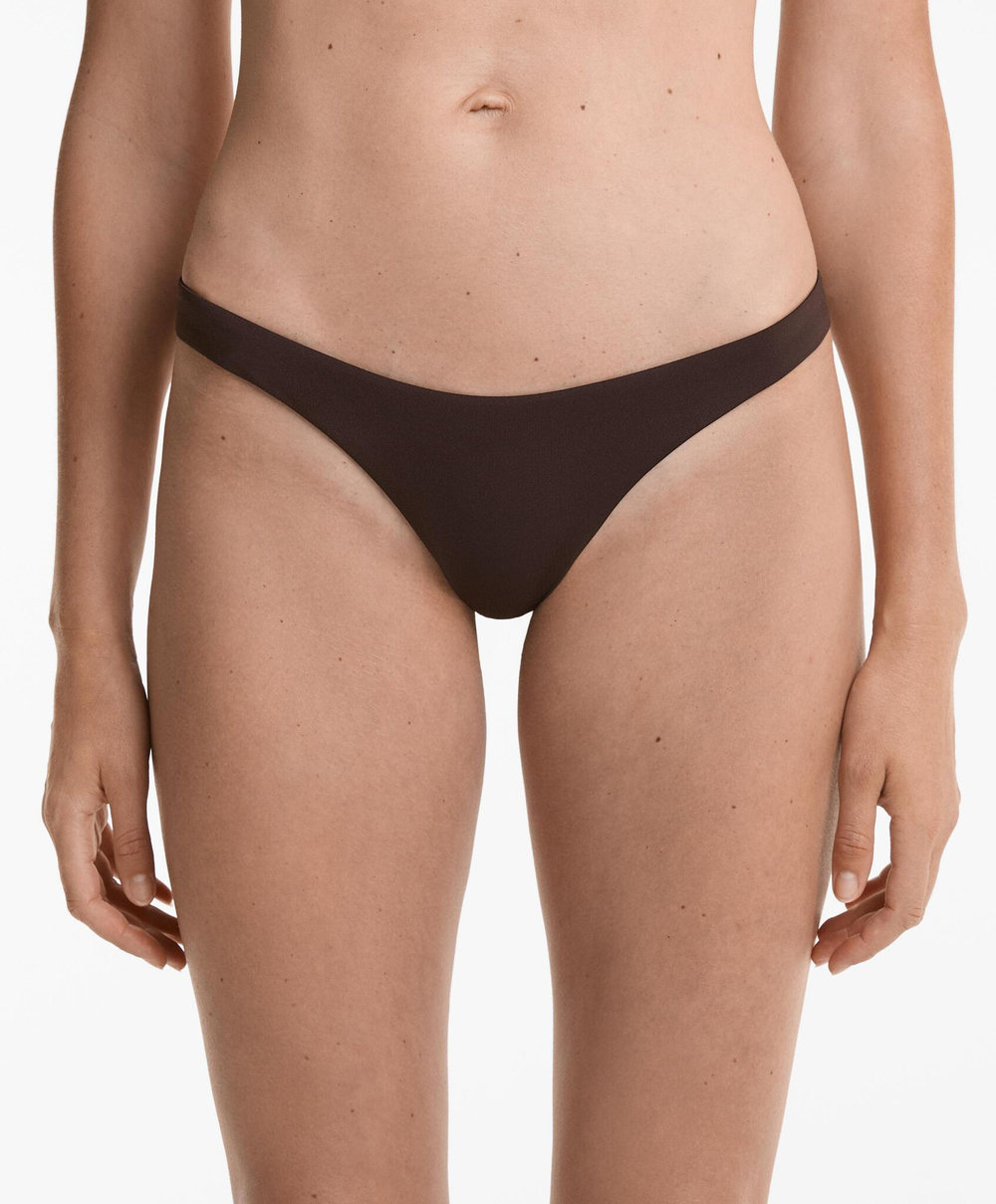OYSHO Бразильские плавки бикини, шоколадный