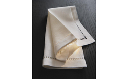 Zara Home столовая салфетка из льна, вышивка, 45 45 см (комплект 2 шт.)